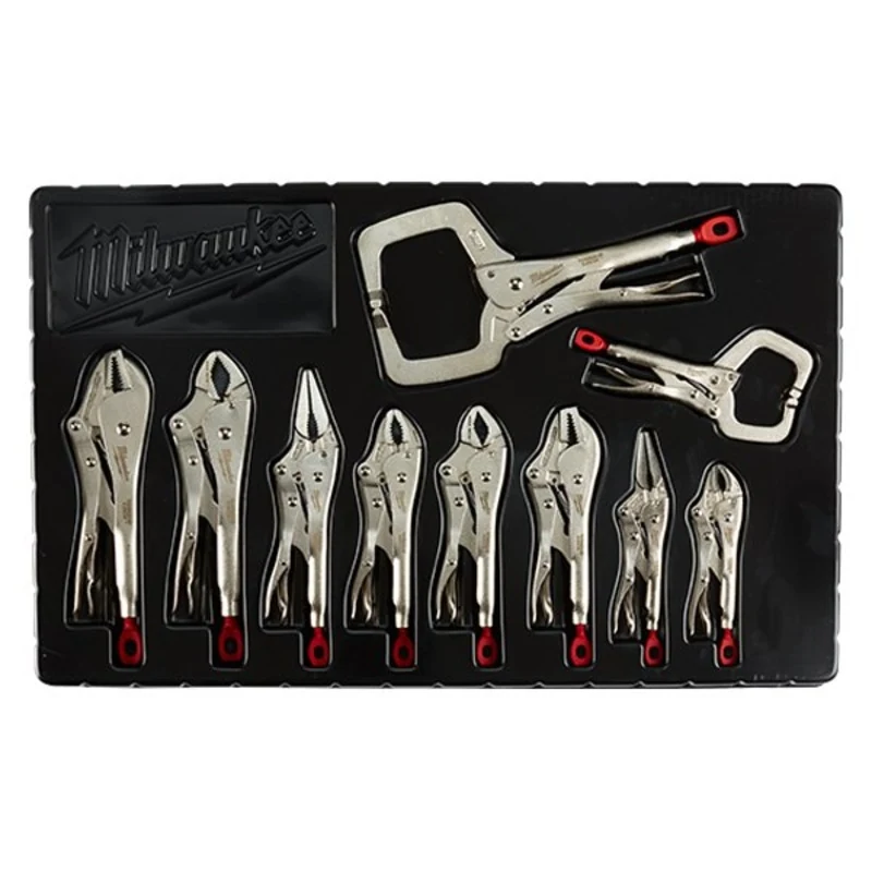 Milwaukee 48-22-3690 TORQUE LOCK LOCKING PLIERS KIT - 10pc